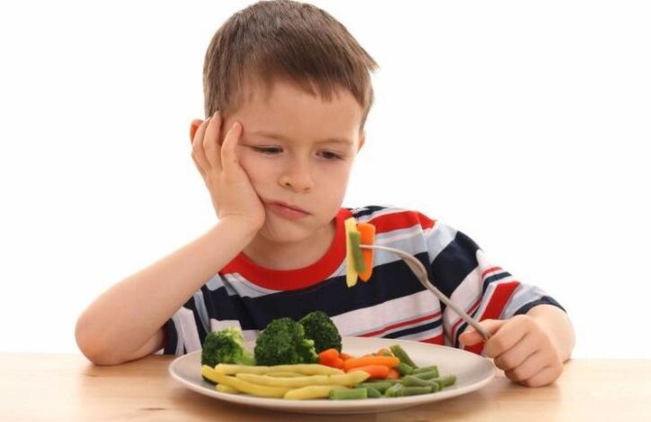 Chez les enfants, les helminthiases provoquent un manque d'appétit. 